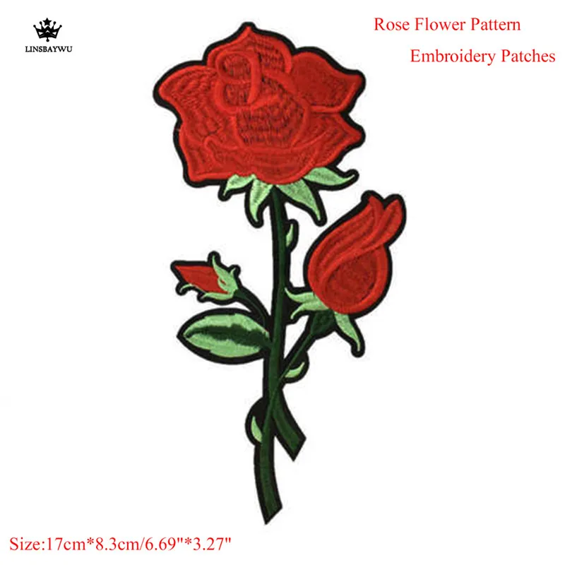 Embroidery Patches For Clothing Rose Flower Pattern Iron On Patches Punk Motif Applique DIY Accessory Clothes Stickers
Embroidery Patches For Clothing Rose Flower Pattern Iron On Patches Punk Motif Applique DIY Accessory Clothes Stickers