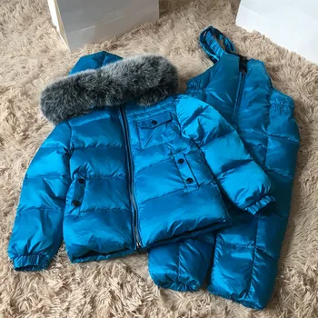 Real Fox fur new winter 2018 children suit coats export Russia thickening outerwear Ski suit outerwear twinset white duck down
Real Fox fur new winter 2018 children suit coats export Russia thickening outerwear Ski suit outerwear twinset white duck down