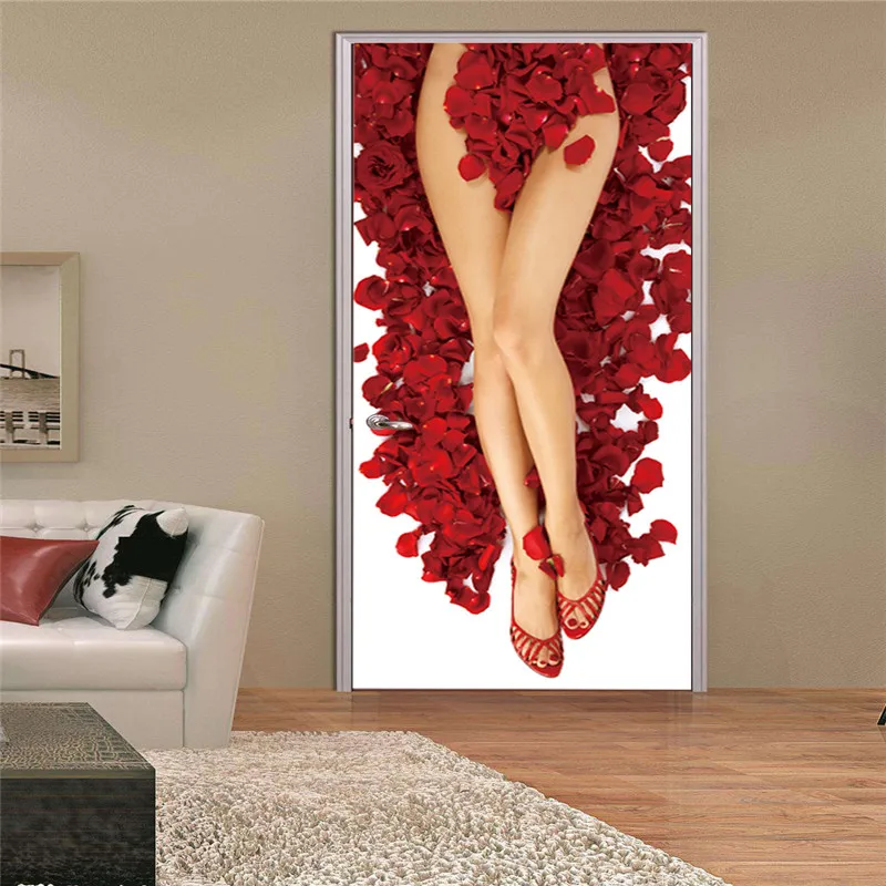 Red Rose Women Leg Door Stickers DIY Art Hom Decor Stickers Peel and Sticker Bedroom Door Mural Decal Self Adhesive Wallpaper
Red Rose Women Leg Door Stickers DIY Art Hom Decor Stickers Peel and Sticker Bedroom Door Mural Decal Self Adhesive Wallpaper