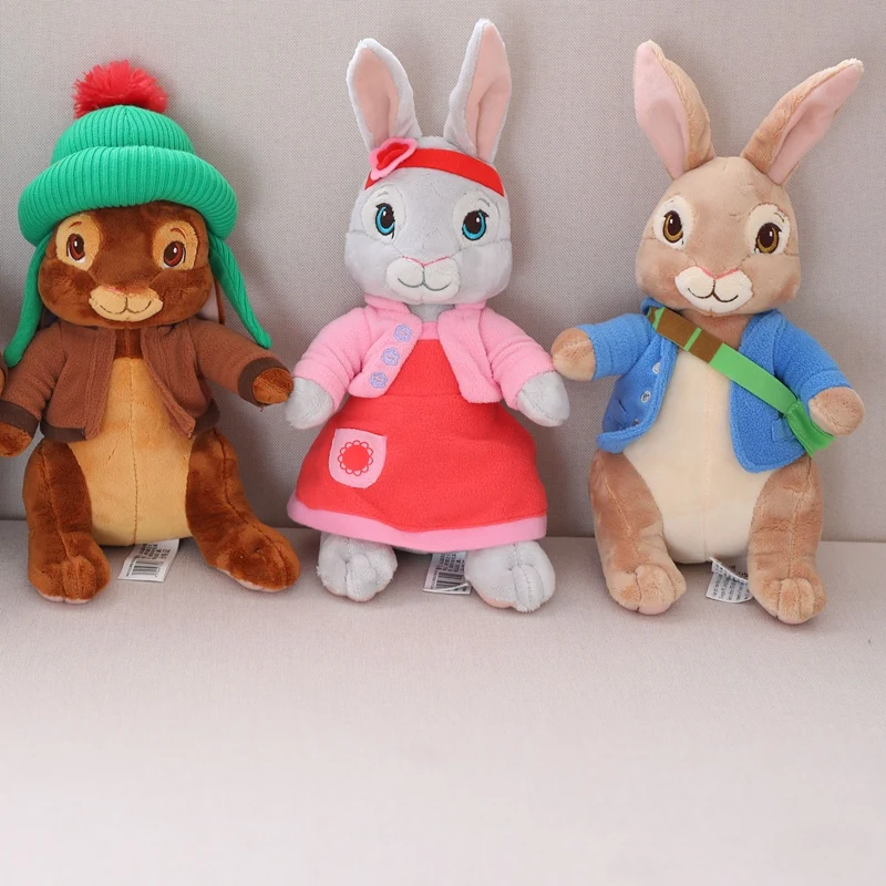30cm Genuine Peter Rabbit Anime Plush Toy Cute Girl Stuffed Peter Rabbit Animal Doll Birthday Children's Day Gift 3pcs/lot
30cm Genuine Peter Rabbit Anime Plush Toy Cute Girl Stuffed Peter Rabbit Animal Doll Birthday Children's Day Gift 3pcs/lot