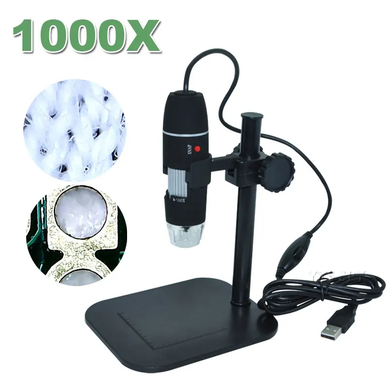 50X to 1000X USB Microscope Digital LED Endoscope Mini Camera Magnifier Micro Cam with Lifting Stand Bracket for Android OTG
50X to 1000X USB Microscope Digital LED Endoscope Mini Camera Magnifier Micro Cam with Lifting Stand Bracket for Android OTG