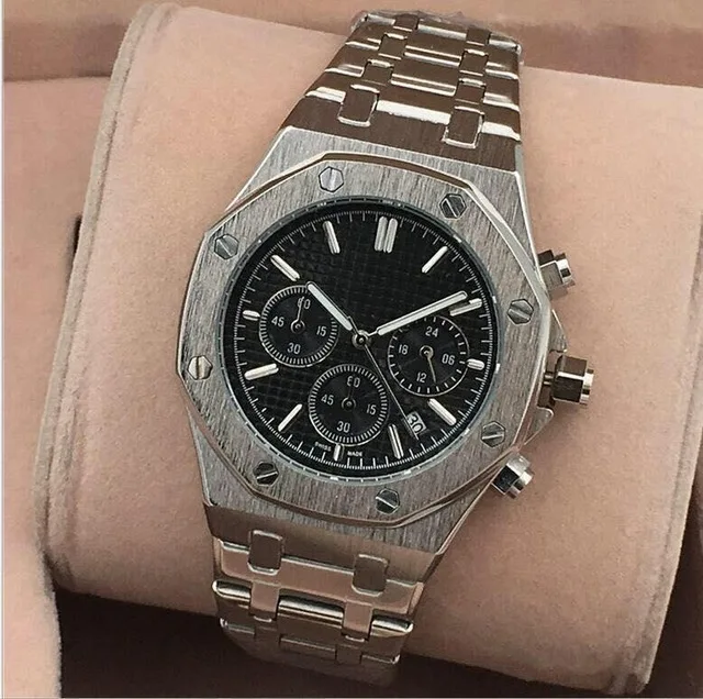 

New All Subdials Work Men Watches Hardlex Sport Quartz Wristwatches Stopwatch Luxury Watch Top Brand for men relojes Best Gift