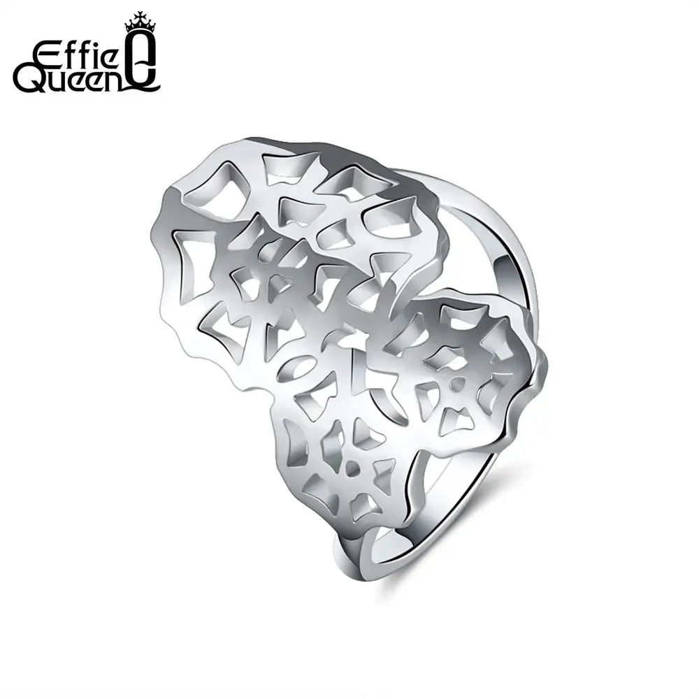 Effie Queen Fashion Big Rings For Women Hallow Pattern Flower Shape Finger Ring Party Birthday Jewelry Gift Anillos Mujer DR178
Effie Queen Fashion Big Rings For Women Hallow Pattern Flower Shape Finger Ring Party Birthday Jewelry Gift Anillos Mujer DR178