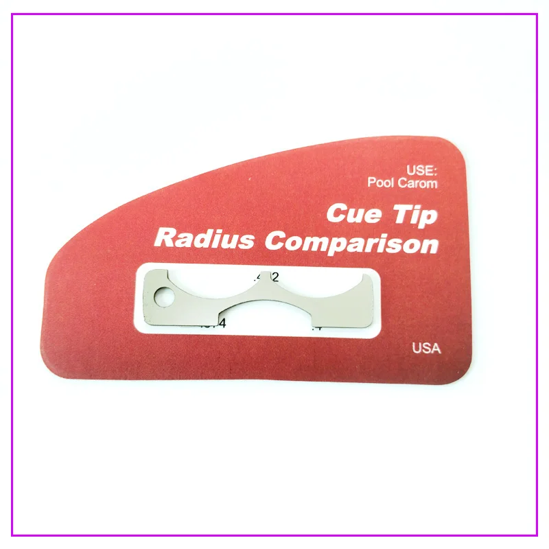 1pc Professional Tip Tool Pool Carom Snooker & Billiard Cue Tip Radius Comparsion Billiard Accessories
1pc Professional Tip Tool Pool Carom Snooker & Billiard Cue Tip Radius Comparsion Billiard Accessories