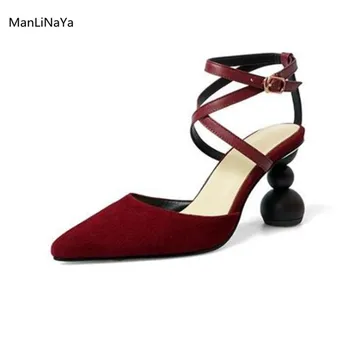 Strange Style Heel Women Pumps Brand Design Pointed Toe Cow Suede Women Shoes Runway Building Blocks Heel Mary Janes High Heels
Strange Style Heel Women Pumps Brand Design Pointed Toe Cow Suede Women Shoes Runway Building Blocks Heel Mary Janes High Heels