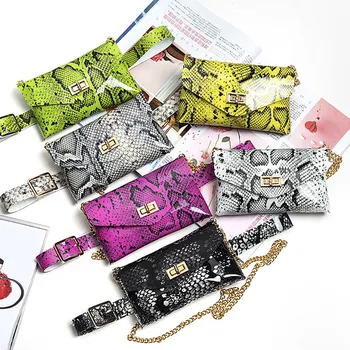 Fashion Trend Women Waist Pack Serpentine Fanny Pack Leather Snake Skin Multifunction Waist Belt Талия пакет Droppship Freeship
Fashion Trend Women Waist Pack Serpentine Fanny Pack Leather Snake Skin Multifunction Waist Belt Талия пакет Droppship Freeship
