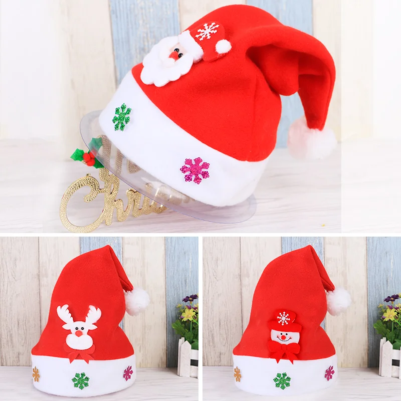 Zilue 5Pcs/Lot Cartoon Snowflake Moon Star Santa Claus Non-Woven Adult Children Christmas Hat Party Decor Ornament
Zilue 5Pcs/Lot Cartoon Snowflake Moon Star Santa Claus Non-Woven Adult Children Christmas Hat Party Decor Ornament