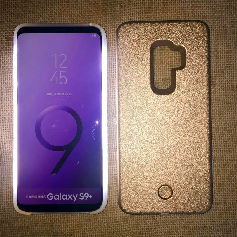For Samsung S10 S9 S8 Puls Light Up selfie flash phone Case the flash Protector Cover Bag For Samsung Galaxy S6 S7 Edge S6 S7
For Samsung S10 S9 S8 Puls Light Up selfie flash phone Case the flash Protector Cover Bag For Samsung Galaxy S6 S7 Edge S6 S7