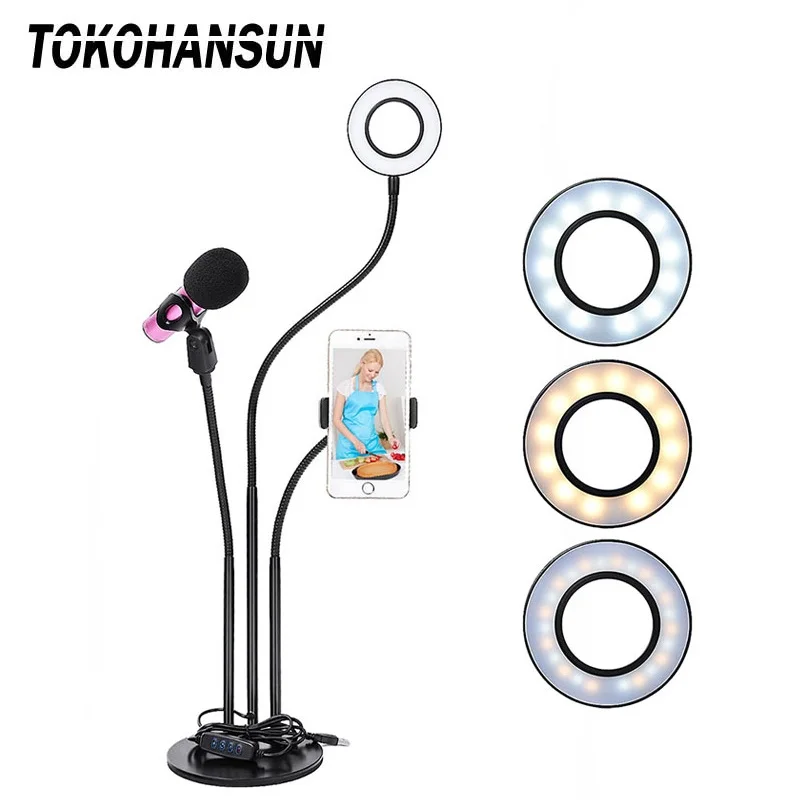 Selfie LED Ring Light with Cell Phone Mobile Holder for Youtube Live Stream Makeup Camera Lamp for iPhone Android Phone Holder
Selfie LED Ring Light with Cell Phone Mobile Holder for Youtube Live Stream Makeup Camera Lamp for iPhone Android Phone Holder