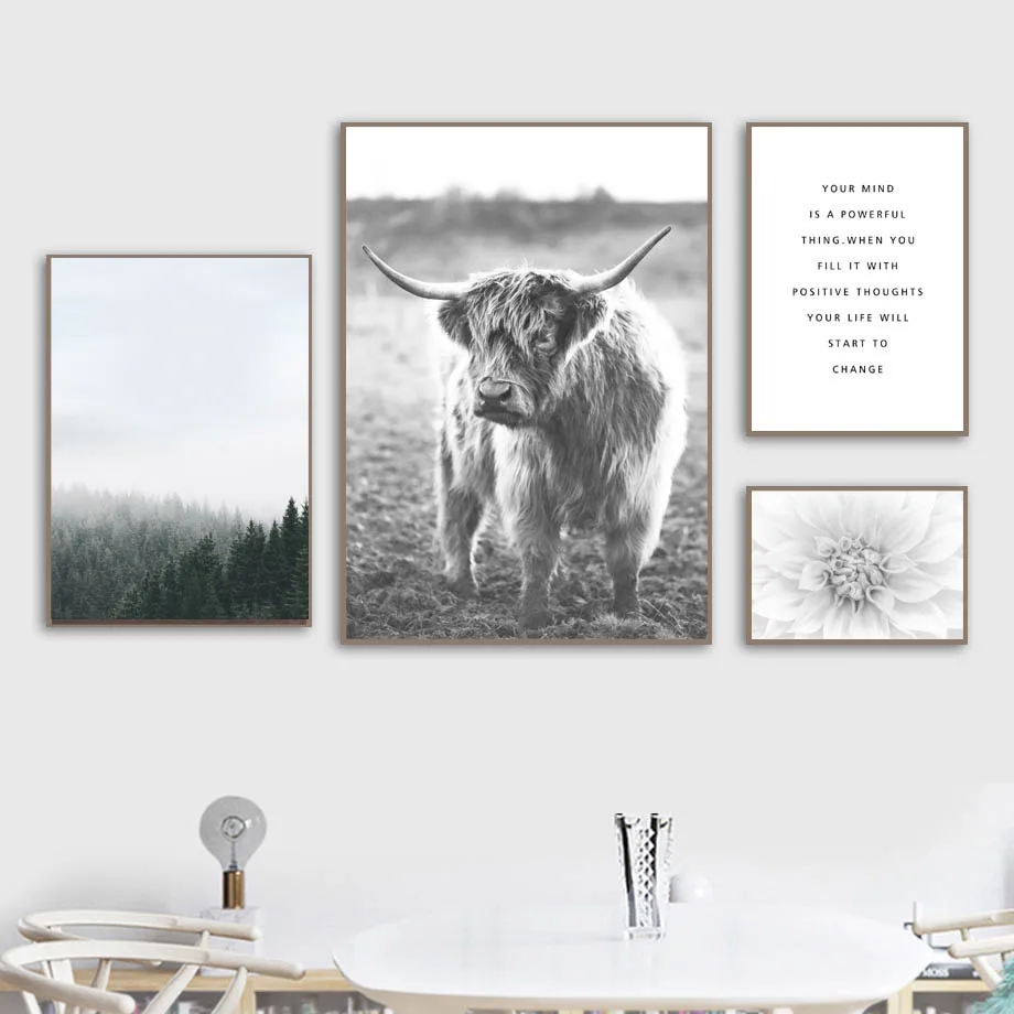 Sheep Forest Fog Flower Quote Wall Art Canvas Painting Nordic Posters And Prints Black White Wall Pictures For Living Room Decor
Sheep Forest Fog Flower Quote Wall Art Canvas Painting Nordic Posters And Prints Black White Wall Pictures For Living Room Decor