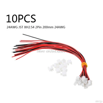 10 Pcs/Lot 24AWG JST XH2.54 2 Pin Connector Plug Wire Cable 20cm Length New rop shipping
10 Pcs/Lot 24AWG JST XH2.54 2 Pin Connector Plug Wire Cable 20cm Length New rop shipping
