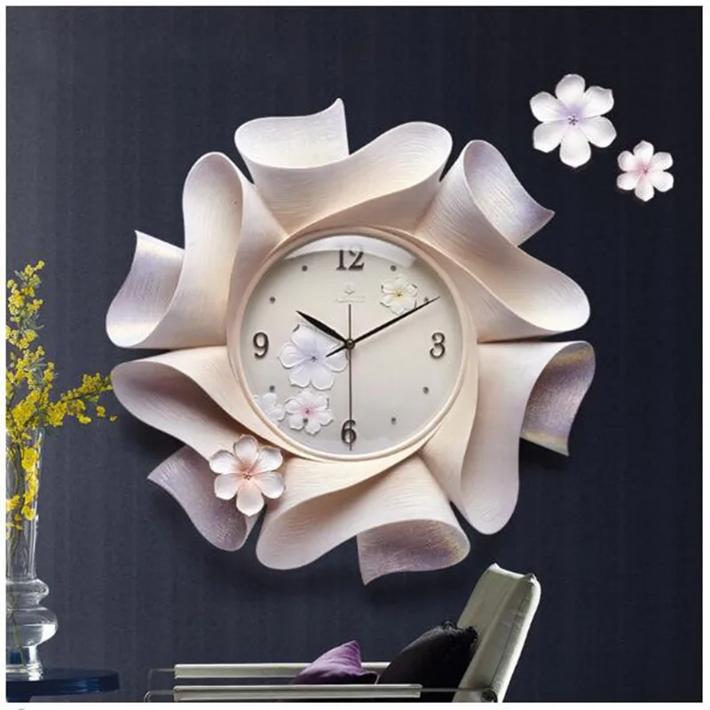 Wall Clock Living Room Atmospheric Clock Creative Decoration Household Clock Fashion Mute Art Flower Watch
Wall Clock Living Room Atmospheric Clock Creative Decoration Household Clock Fashion Mute Art Flower Watch