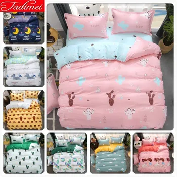 Ab Side Duvet Cover 3/4 Pcs Bedding Set Adult Kids Child Soft Bed Linens Single Full Queen King Size Quilt Sheet 150x200 180x220
Ab Side Duvet Cover 3/4 Pcs Bedding Set Adult Kids Child Soft Bed Linens Single Full Queen King Size Quilt Sheet 150x200 180x220