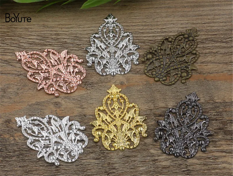 BoYuTe (20 Pieces/Lot) 35*48MM Flower Filigree Findings DIY Metal Brass Charms for Jewelry Making
BoYuTe (20 Pieces/Lot) 35*48MM Flower Filigree Findings DIY Metal Brass Charms for Jewelry Making