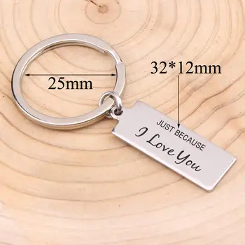 Just Because I Love You Couple Key Chain Jewelry To Lover Charm Creative Pendant Birthday Anniversary Gift Boyfriend Girlfriend
Just Because I Love You Couple Key Chain Jewelry To Lover Charm Creative Pendant Birthday Anniversary Gift Boyfriend Girlfriend