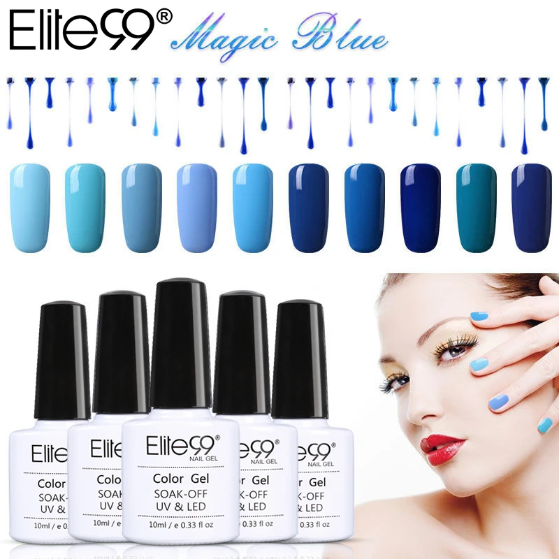 Elite99 10ml UV Gel Nail Polish Blue Color UV Lamp Soak off Gel Polish Gel Lak 12Pcs Vernis Semi Permanent Gelpolish
Elite99 10ml UV Gel Nail Polish Blue Color UV Lamp Soak off Gel Polish Gel Lak 12Pcs Vernis Semi Permanent Gelpolish