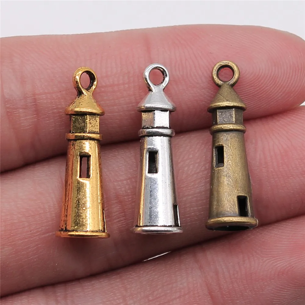 WYSIWYG 8pcs 25x8mm Charm Lighthouse 3 Colors Lighthouse Charms Lighthouse Pendant Charms For Jewelry Making
WYSIWYG 8pcs 25x8mm Charm Lighthouse 3 Colors Lighthouse Charms Lighthouse Pendant Charms For Jewelry Making