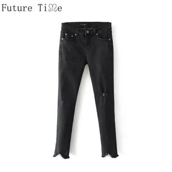 Jeans Women High Waist Full Length Tassel Jeans 2018 Female Vintage Ripped Hole Black Jeans Female Skinny Denim Pants C1468
Jeans Women High Waist Full Length Tassel Jeans 2018 Female Vintage Ripped Hole Black Jeans Female Skinny Denim Pants C1468