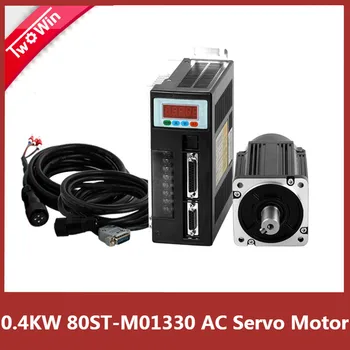 0.4KW 220V AC Servo motor 400W 1.27N.M. 3000RPM 80ST-M01330 Single-Phase ac drive permanent magnet Matched Driver
0.4KW 220V AC Servo motor 400W 1.27N.M. 3000RPM 80ST-M01330 Single-Phase ac drive permanent magnet Matched Driver