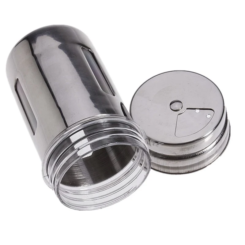 Simple And Practical Design Stainless Steel Flour Sifter Cup Baking Sugar Salt Pepper Herb Shaker Jar Toothpick Storage Bottle
Simple And Practical Design Stainless Steel Flour Sifter Cup Baking Sugar Salt Pepper Herb Shaker Jar Toothpick Storage Bottle