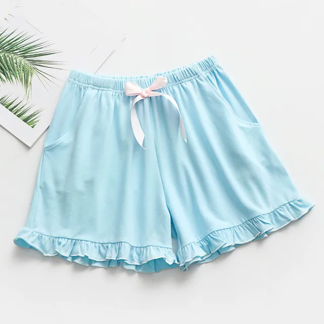 Kobiety lato piżamy bielizna nocna Homewear szaty szorty piżamy piżamy spodnie domu solidna moda 2019 nowy sen szorty niebieski tanie i dobre opinie ZHDAOR Poliester Stałe D712 Elastyczny pas WOMEN Spać dna Suknem Polyester Kobiety lato piżamy bielizna nocna Homewear szaty szorty piżamy piżamy spodnie domu solidna moda 2019 nowy sen szorty niebieski tanie i dobre opinie ZHDAOR Poliester Stałe D712 Elastyczny pas WOMEN Spać dna Suknem Polyester