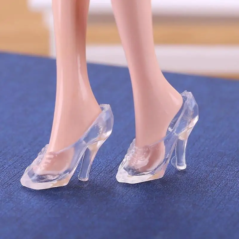 10pcs Plastic Doll Accessories Fairy Transparent High-heel Toy Shoes Doll Playing House Toys
10pcs Plastic Doll Accessories Fairy Transparent High-heel Toy Shoes Doll Playing House Toys