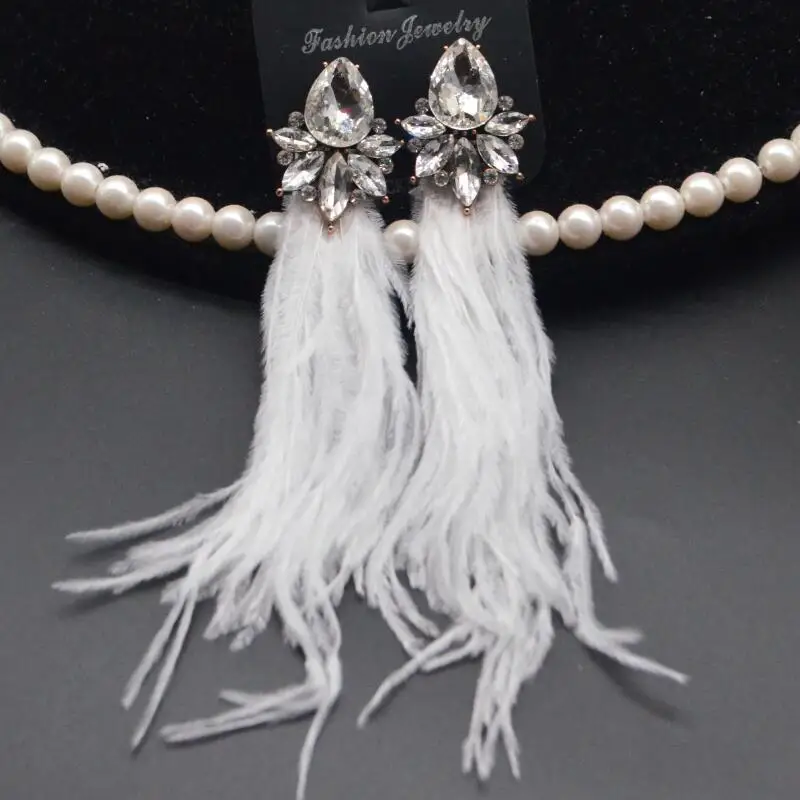 New Fashion Boho Earrings For Women Temperament Fluffy Feather Dangle Pendant Statement Jewelry Ear Accessories
New Fashion Boho Earrings For Women Temperament Fluffy Feather Dangle Pendant Statement Jewelry Ear Accessories