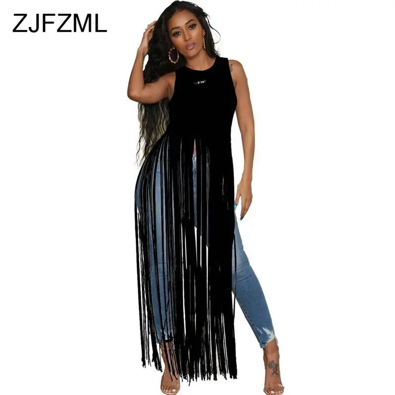 Sleeveless Sexy Tassel Dress Women Black White High Waist Fit and Flare Summer Long Dress Plus Size Party Club Maxi Sundress
Sleeveless Sexy Tassel Dress Women Black White High Waist Fit and Flare Summer Long Dress Plus Size Party Club Maxi Sundress