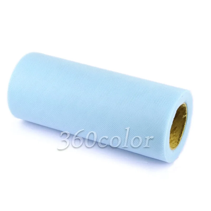 6inch x 25yards Light Blue Tulle Spool Mesh Organza Roll Ribbon DIY Tutu Wedding Favor Party Gift Bow Craft Decor 15CM x 22M
6inch x 25yards Light Blue Tulle Spool Mesh Organza Roll Ribbon DIY Tutu Wedding Favor Party Gift Bow Craft Decor 15CM x 22M