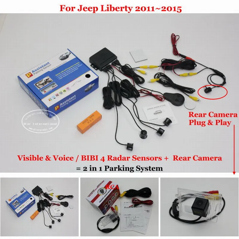 Liislee For Jeep Liberty 2011~2015 Car Parking Sensors + Rear View Back Up Camera = 2 in 1 Visual / BIBI Alarm Parking System
Liislee For Jeep Liberty 2011~2015 Car Parking Sensors + Rear View Back Up Camera = 2 in 1 Visual / BIBI Alarm Parking System
