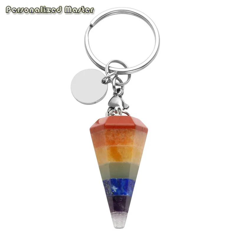 Personalized Master Custom Keychains, 7 Chakra Pendulum Stacked Layered Healing Heart Crystal Dowsing Divination keychain
Personalized Master Custom Keychains, 7 Chakra Pendulum Stacked Layered Healing Heart Crystal Dowsing Divination keychain