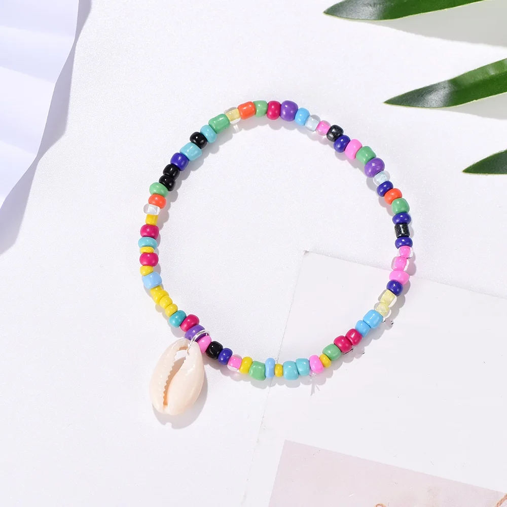 Fashion Handmade Bohemian Shell Romantic Classic Charm Beads Anklets For Women Colorful Summer Conch Beach Foot Bracelet Jewelr
Fashion Handmade Bohemian Shell Romantic Classic Charm Beads Anklets For Women Colorful Summer Conch Beach Foot Bracelet Jewelr