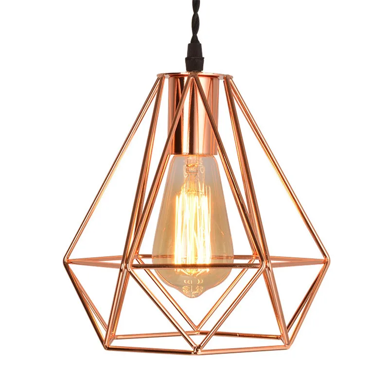 Nordic Gold Plated Iron Cage Pendant Lamps Loft Simple Metal Chandelier Pendant Lustres For Kitchen Dinning Room E27 Lighting
Nordic Gold Plated Iron Cage Pendant Lamps Loft Simple Metal Chandelier Pendant Lustres For Kitchen Dinning Room E27 Lighting
