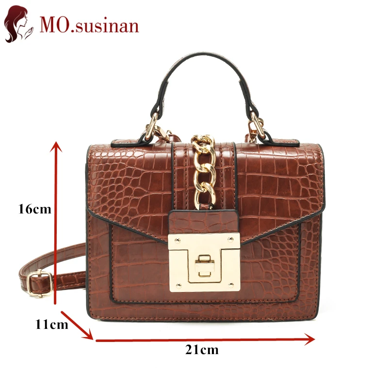 Ladies Messenger Bag Chain flap Handbag Crocodile pattern Leather Crossbody bags for women 2019 Fashion Female Shoulder Bag tote
Ladies Messenger Bag Chain flap Handbag Crocodile pattern Leather Crossbody bags for women 2019 Fashion Female Shoulder Bag tote