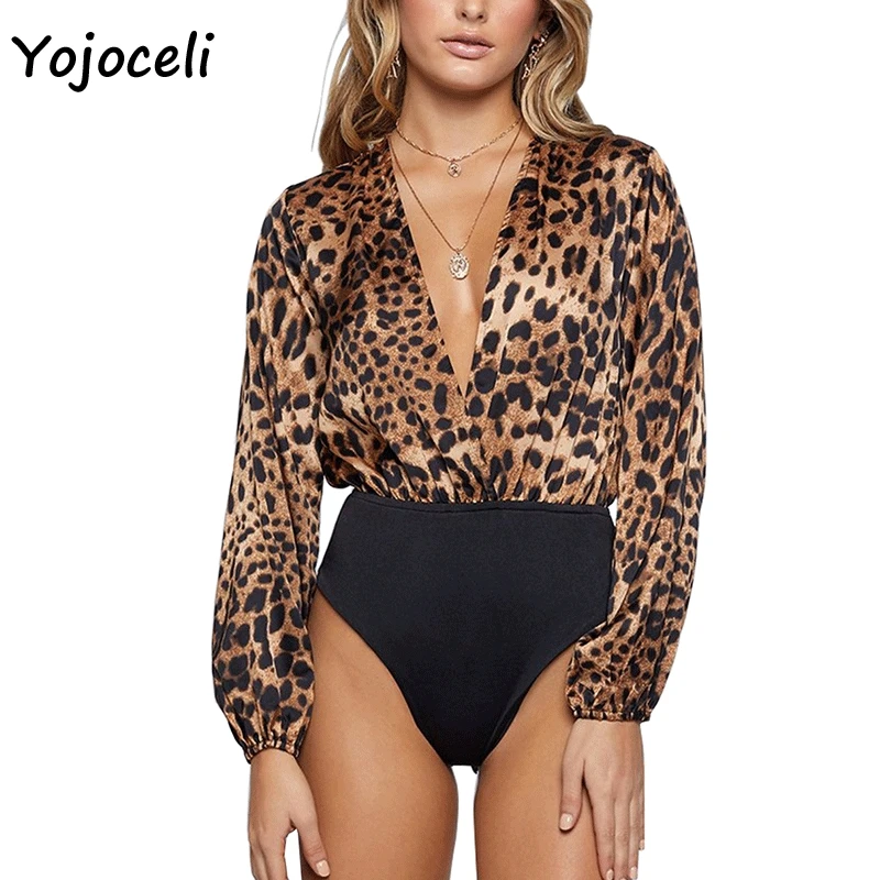 Yojoceli sexy 2018 autumn winter leopard jumpsuit rompers long sleeve deep v neck pachwork bodysuit tops party club bodysuits
Yojoceli sexy 2018 autumn winter leopard jumpsuit rompers long sleeve deep v neck pachwork bodysuit tops party club bodysuits