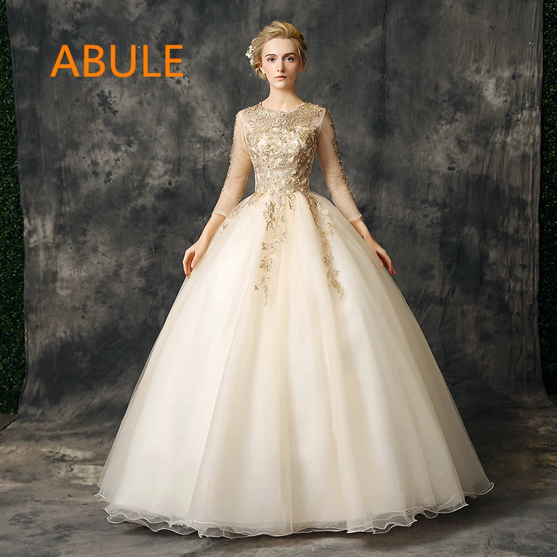 abule Ball Gown sheer Quinceanera Dresses Long appliques beads lace long sleeve Vestidos De 15 Anos lace Prom Dress For Girls
abule Ball Gown sheer Quinceanera Dresses Long appliques beads lace long sleeve Vestidos De 15 Anos lace Prom Dress For Girls