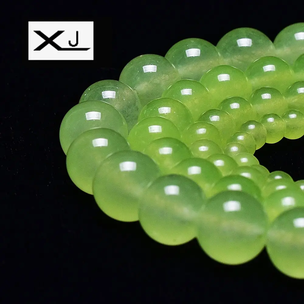 XIN JIAO Natural Fluorescent green Colourful stone Round Beads 4mm 6mm 8mm 10mm for Jewelry Making Diy Bracelet Necklace
XIN JIAO Natural Fluorescent green Colourful stone Round Beads 4mm 6mm 8mm 10mm for Jewelry Making Diy Bracelet Necklace