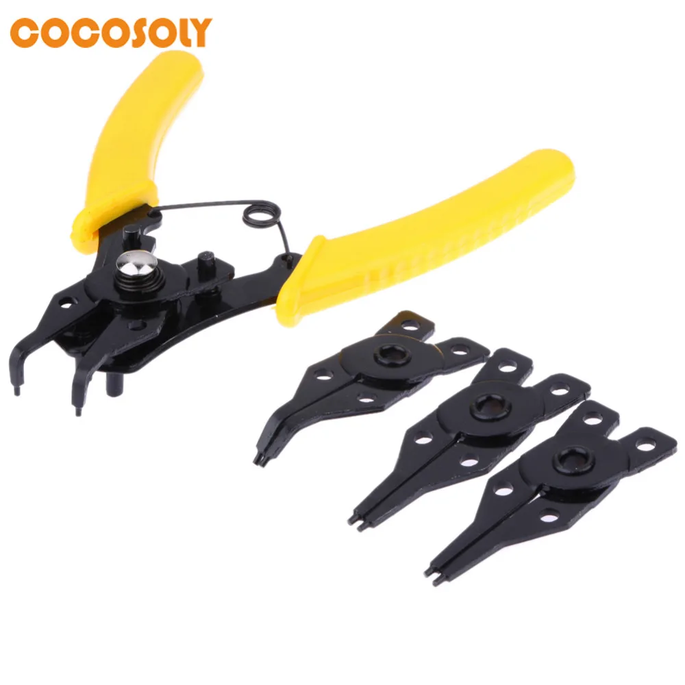 Multifunctional 4 In 1 Crimp Tools Snap Ring Pliers Multi Tool Internal External Remover Retaining Clip Hand Crimp Tool
Multifunctional 4 In 1 Crimp Tools Snap Ring Pliers Multi Tool Internal External Remover Retaining Clip Hand Crimp Tool