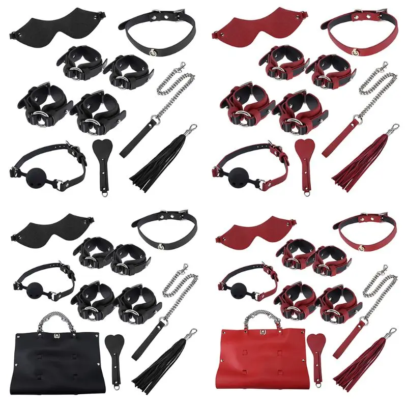 Набор БДСМ LoveToy Deluxe Bondage Kit с плеткой 3 предмета, черный SM1004 - LoveToy (Китай) - BDSM наборы - Купить