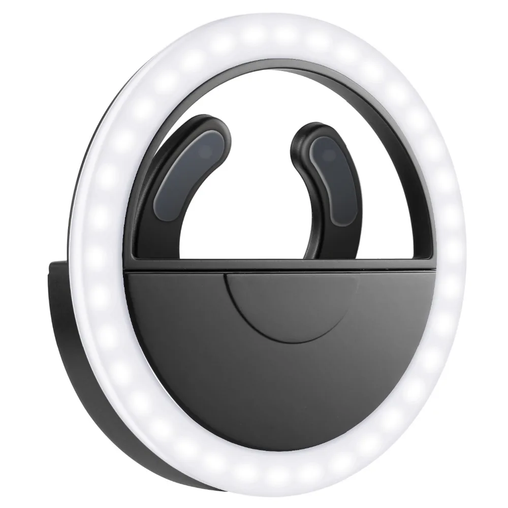 Neewer 36 LED Clip-on Rechargable Selfie Ring Light for Smart Phone IPad - Supplementary Lighting for Night or Darkness
Neewer 36 LED Clip-on Rechargable Selfie Ring Light for Smart Phone IPad - Supplementary Lighting for Night or Darkness