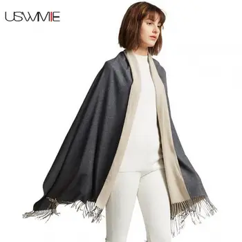 USWMIE 2020 Autumn Winter Scarf New Fashion Joker Soft Double Faced Color Matching Color Matching Cashmere Warm Comfort Shawl
USWMIE 2020 Autumn Winter Scarf New Fashion Joker Soft Double Faced Color Matching Color Matching Cashmere Warm Comfort Shawl