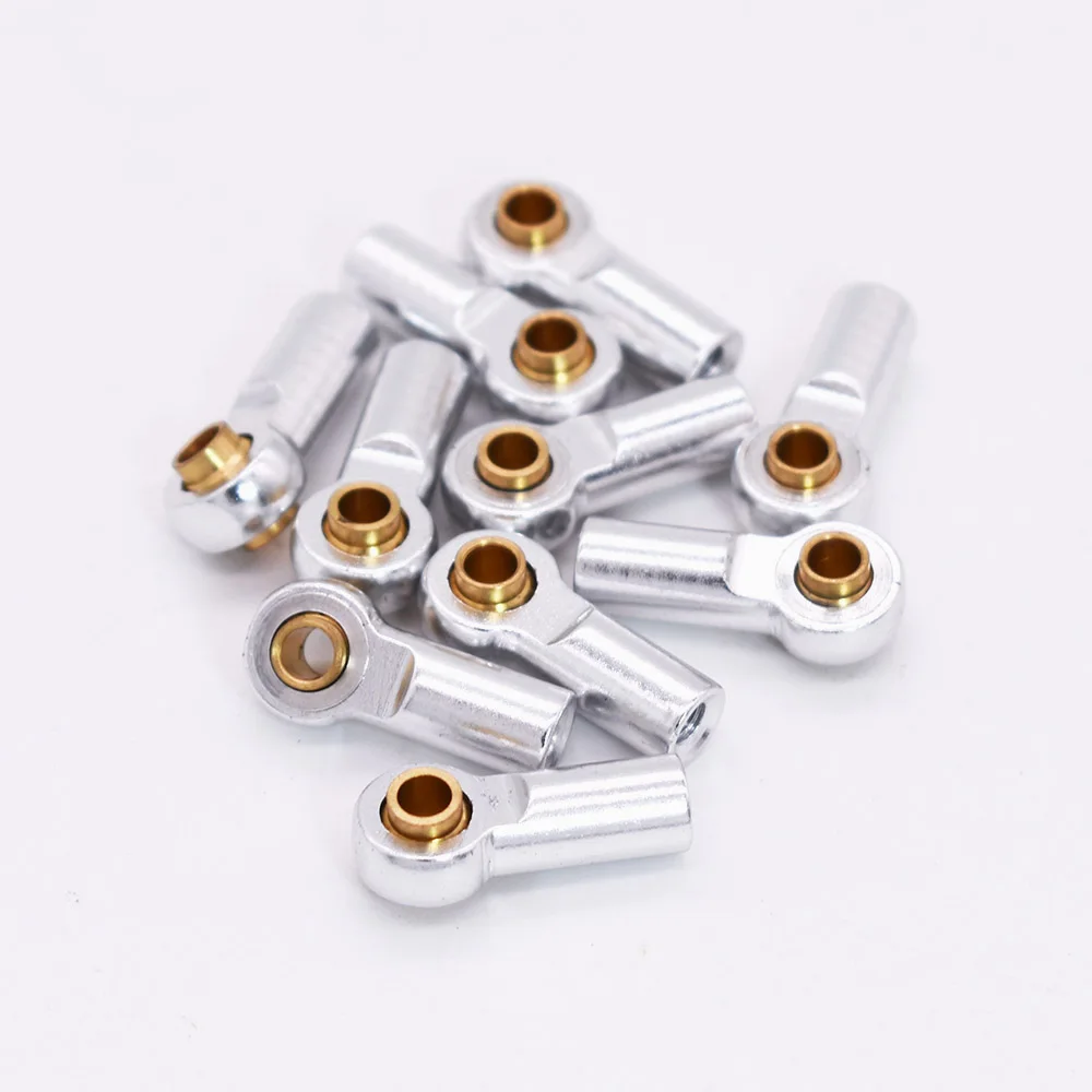 10pcs Aluminum M3 Ball Head Holder Link Rod End Ball Joint CW CCW For 1/10 RC Crawler Car Buggy Axial SCX10 RC4WD D90 D110 CC01
10pcs Aluminum M3 Ball Head Holder Link Rod End Ball Joint CW CCW For 1/10 RC Crawler Car Buggy Axial SCX10 RC4WD D90 D110 CC01