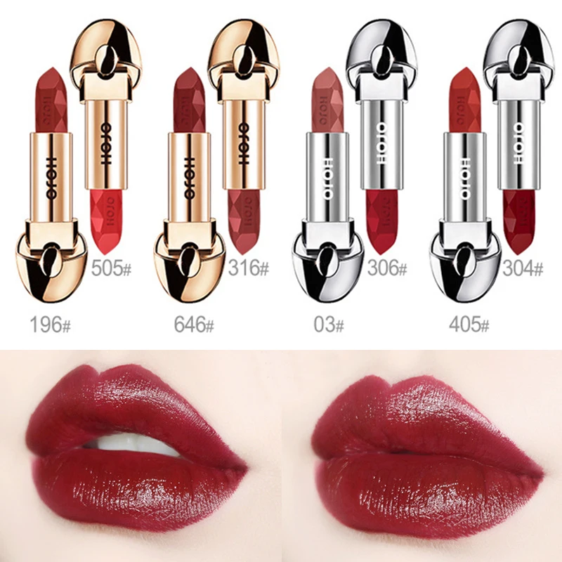 HOJO New Diamonds Matte Nude Lipstick Waterproof Long Lasting Makeup Moisturizing Lip Gloss Make Up Women Beauty Cosmetic
HOJO New Diamonds Matte Nude Lipstick Waterproof Long Lasting Makeup Moisturizing Lip Gloss Make Up Women Beauty Cosmetic