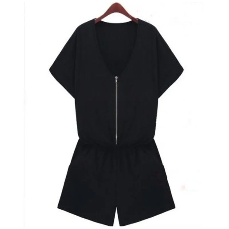 Free Shipping 2014 New Fashion Loose Shorts For Women Short Sleeve Black Plus Size XXXXXL Jumpsuits With Zipper 100% Cotton
Free Shipping 2014 New Fashion Loose Shorts For Women Short Sleeve Black Plus Size XXXXXL Jumpsuits With Zipper 100% Cotton