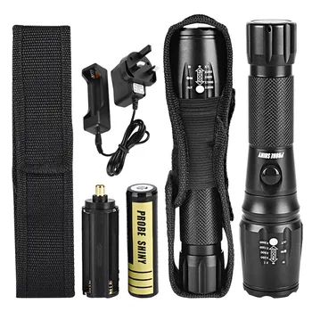 PROBE SHINY G700 LED Zoom Flashlight X800 Military Lumitact Torch 18650 Battery Charger UK Plug Dropshipping #1101
PROBE SHINY G700 LED Zoom Flashlight X800 Military Lumitact Torch 18650 Battery Charger UK Plug Dropshipping #1101