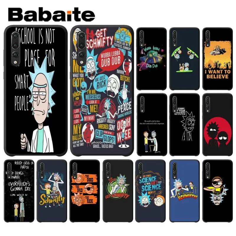 Babaite Cartoon Comic Meme Rick And Morty TPU Black Phone Case Shell for Huawei P9 P10 Plus Mate9 10 Mate10 Lite P20 Pro Honor10
Babaite Cartoon Comic Meme Rick And Morty TPU Black Phone Case Shell for Huawei P9 P10 Plus Mate9 10 Mate10 Lite P20 Pro Honor10