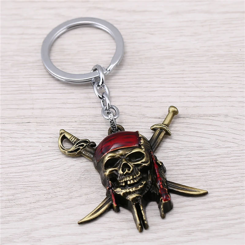 Julie 12Pcs/lot 2 Colors Pirates of the Caribbean Keychain Captain Jack Sparrow Mask Skull With Crossbones Key Holder Chaveiro
Julie 12Pcs/lot 2 Colors Pirates of the Caribbean Keychain Captain Jack Sparrow Mask Skull With Crossbones Key Holder Chaveiro