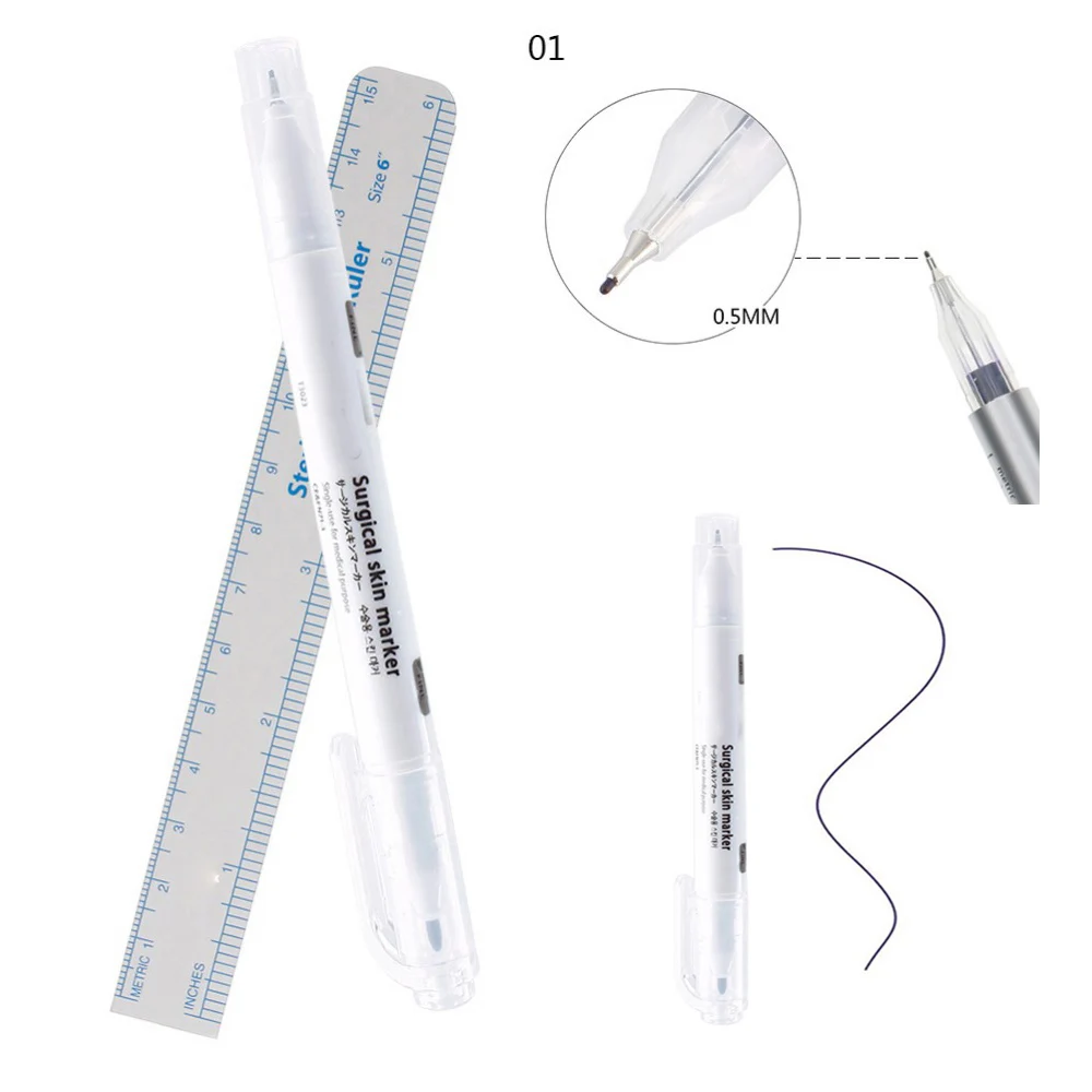 1set Tattoo Accessories Tatuagem Microblading Eyebrow Skin Marker Pen With Measuring Ruler Tattoo Equipment Positioning Tool
1set Tattoo Accessories Tatuagem Microblading Eyebrow Skin Marker Pen With Measuring Ruler Tattoo Equipment Positioning Tool