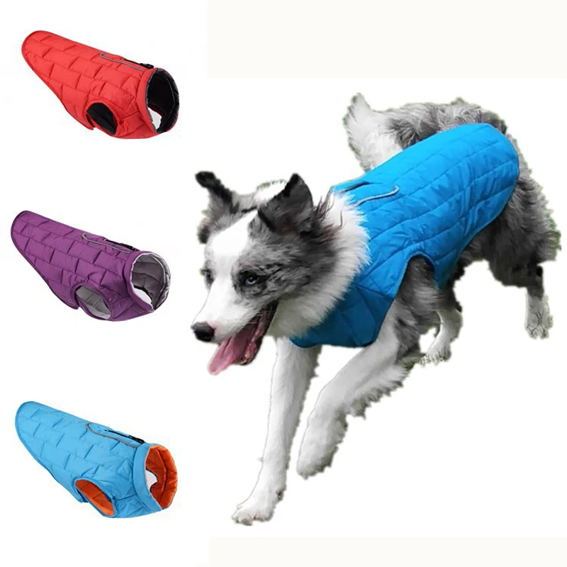 Winter Waterproof Pet Dog Clothes for Small Large Dogs Reflective Big Dog Vest Jacket Coats Bulldog Golden Retriever Clothing
Winter Waterproof Pet Dog Clothes for Small Large Dogs Reflective Big Dog Vest Jacket Coats Bulldog Golden Retriever Clothing
