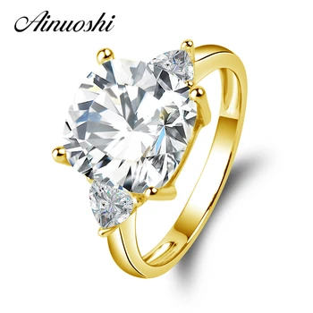 AINUOSHI 14K Yellow Gold TC Collection Wedding Bands 3.5 CT Sona Simulated Diamond 3 Stones Ring Jewelry Women Engagement Ring
AINUOSHI 14K Yellow Gold TC Collection Wedding Bands 3.5 CT Sona Simulated Diamond 3 Stones Ring Jewelry Women Engagement Ring